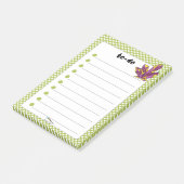 Post-it® Green Polka Dot Red Diamond TO DO (Incliné)