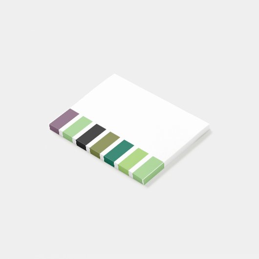 Post-it® Green purple Black Hues (Incliné)