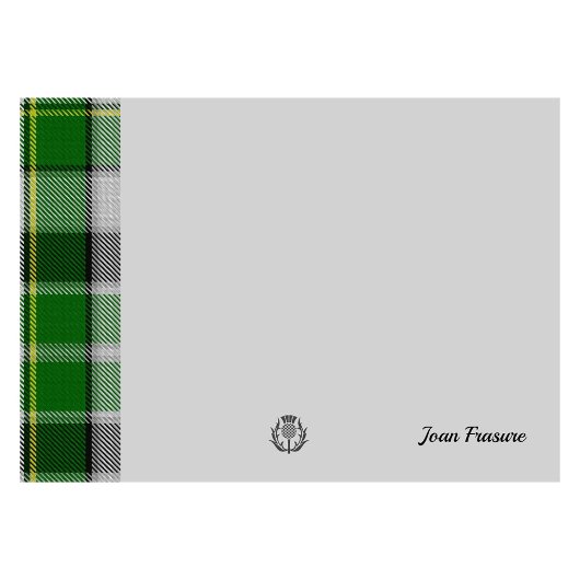 Post-it® Green Tartan & Scottish Thistle Post-it Notes