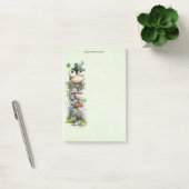 Post-it® Grenouille avec chapeau vert et trèfle mignonne (Bureau)