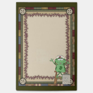 Post-it® Grenouille de l'infirmière en dessin Post-it-notes