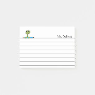 Post-it® Grenouille et crayon, rayés