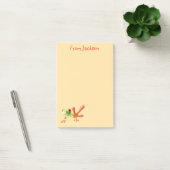 Post-it® Grenouille jaune beurre vert et orange (Bureau)