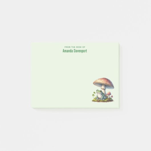 Post-it® Grenouille sous un champignon Mignon Nature (Devant)