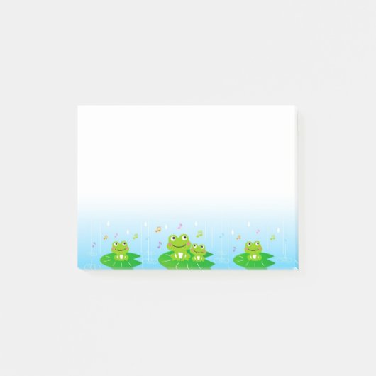 Post-it® Grenouilles Mignonnes (Devant)
