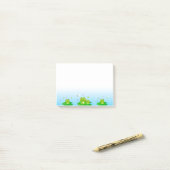 Post-it® Grenouilles Mignonnes (Sur un bureau)