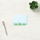 Post-it® Grenouilles mignonnes sur fond bleu clair (Bureau)