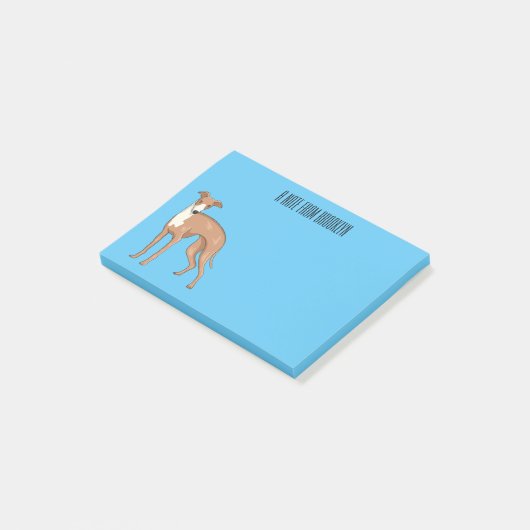 Post-it® Greyhound dog (Incliné)