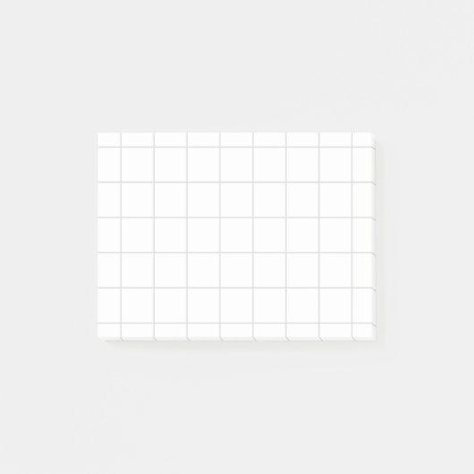 Post-it® “Grid of graph paper” – Minimalist grid (Devant)
