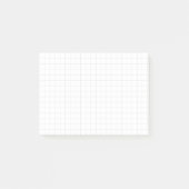 Post-it® “Grid of graph paper” – Minimalist grid (white) (Devant)