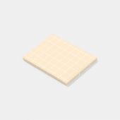 Post-it® Grid paper: minimalist grid (vanilla) (Incliné)