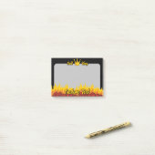 Post-it® Grill King Crown (Sur un bureau)
