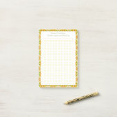Post-it® Grille à points verts orange personnalisée Planifi (Sur un bureau)