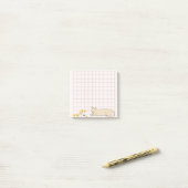 Post-it® Grille de fleurs de chat (Sur un bureau)