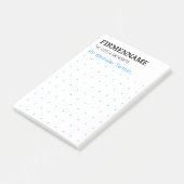 Post-it® Grille de points graphiques modernes Notes (Incliné)