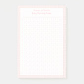 Post-it® Grille de points roses sur mesure Nouveau planific (Devant)