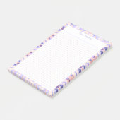 Post-it® Grille de points roses violets Schéma du plan du c (Incliné)