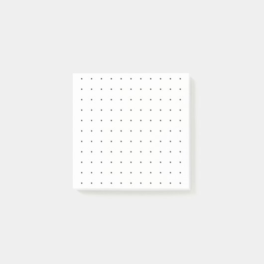 Post-it® Grille numérique/puce 3x3 (points noirs) (Devant)