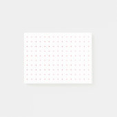 Post-it® Grille numérique/puce 4x3 (points rouges) (Devant)