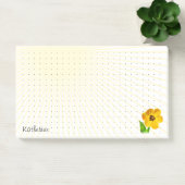 Post-it® Grille pointillée - Jolie Tulipe jaune ouverte pho (Bureau)