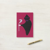 Post-it® Grim Reaper Halloween Poster il note Pad (Sur un bureau)