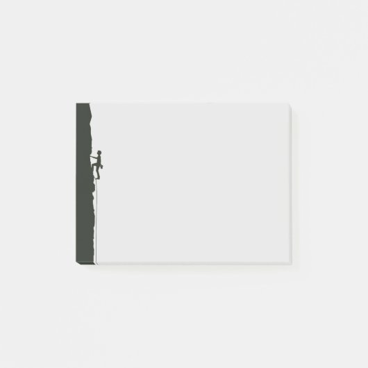 Post-it® Grimpeur de Roche Silhouette de Montagnard (Devant)