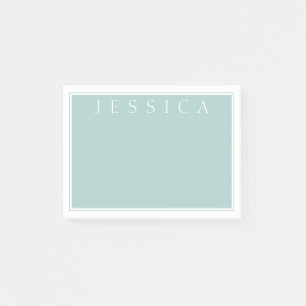 Post-it® Gris Bleu Ardoise Clair Votre Nom