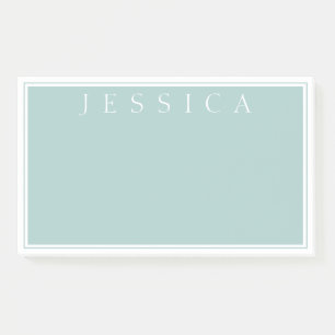 Post-it® Gris Bleu Ardoise Clair Votre Nom
