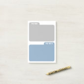 Post-it® Gris et bleu cendré à faire et à acheter (Sur un bureau)
