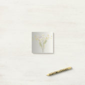 Post-it® gris et jaune (Sur un bureau)