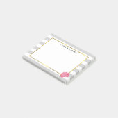 Post-it® Gris et pivoine rose (Incliné)