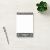 Post-it® Gris Japonais Défiler Notes personnalisées (Bureau)