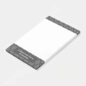 Post-it® Gris Japonais Défiler Notes personnalisées (Incliné)
