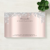 Post-it® Gris Rose Blush Maquillage Événement Blogger Mode (Bureau)