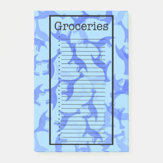 Post-it® Grocery List Dinosaur Post it Notes