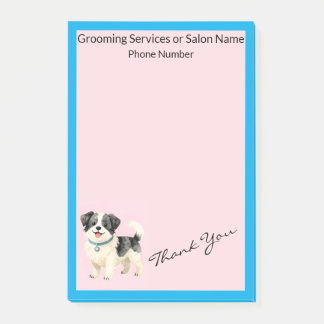 Post-it® Grooming Dog Personalized Modern Collection