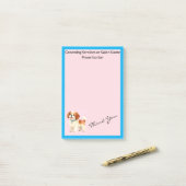 Post-it® Grooming Personalized Trendy Collection (Sur un bureau)