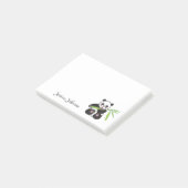 Post-it® Gros bloc - notes drôle personnalisé de panda (Incliné)