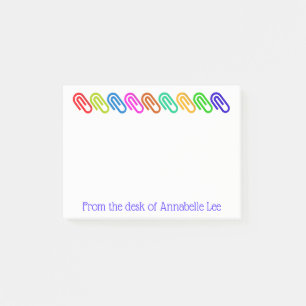 Post-it® Gros clips de papier colorés Personnaliser