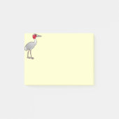 Post-it® Grue de Birdorable Sarus (Devant)