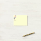 Post-it® Grue de Birdorable Sarus (Sur un bureau)