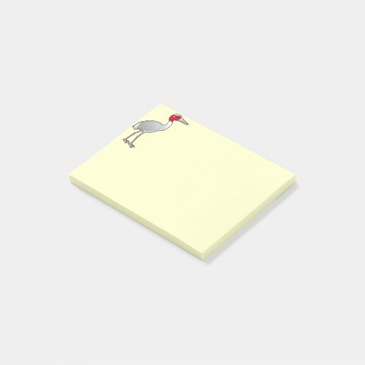 Post-it® Grue de Birdorable Sarus (Incliné)