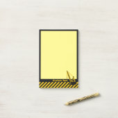 Post-it® Grue de construction (Sur un bureau)