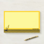 Post-it® Grue de construction (Sur un bureau)
