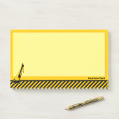 Post-it® Grue de construction (Sur un bureau)