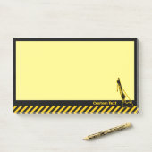 Post-it® Grue de construction (Sur un bureau)