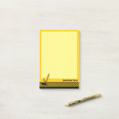 Post-it® Grue de construction (Sur un bureau)
