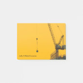 Post-it® Grue de coucher de soleil minimale (Devant)