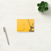 Post-it® Grue de coucher de soleil minimale (Bureau)