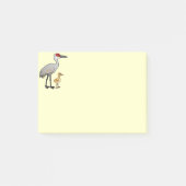 Post-it® Grue de Sandhill avec le colt (Devant)